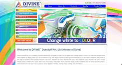 Desktop Screenshot of divinedyes.com